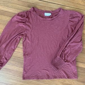 Nation LTD Loren Tee in Rusted Rose